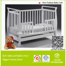 Hot Sale Pine Wooden Baby Crib/Bed/Cots